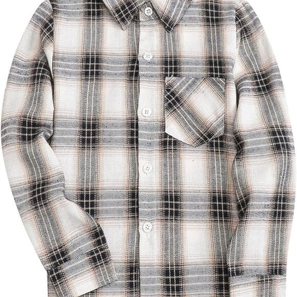 Other - Boys Plaid Flannel Button down shirt boys Fall 9-10 year old - 0390